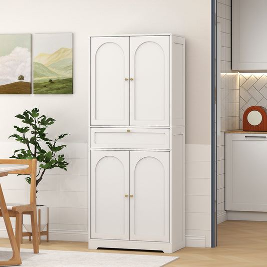 Armoire de cuisine haute autoportante moderne