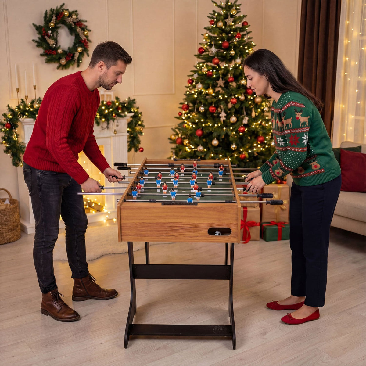 Table de baby-foot pliante 122 cm format compétition