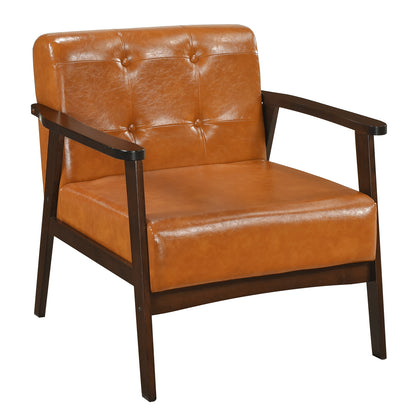 Chaise d'appoint design style mid-century bois d'hévéa