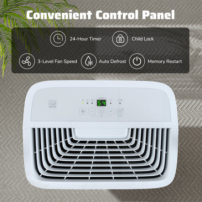Déshumidificateur 71 L avec minuterie et affichage DEL