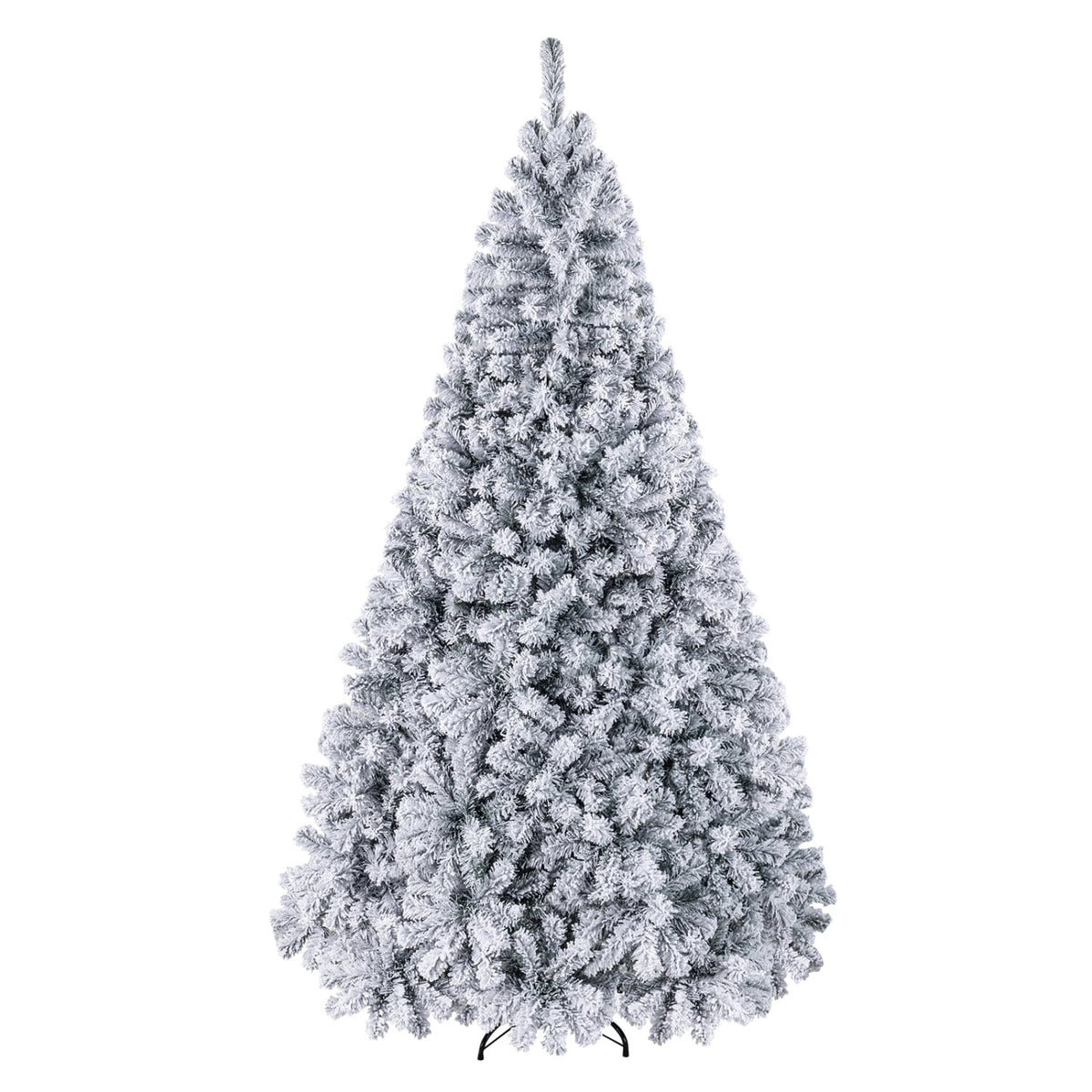 Arbre de Noël artificiel enneigé pré-éclairé 183 cm