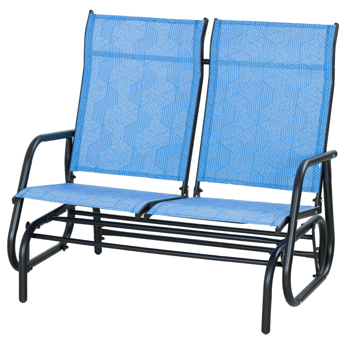 Banc planeur extérieur 2 places mécanisme glissement