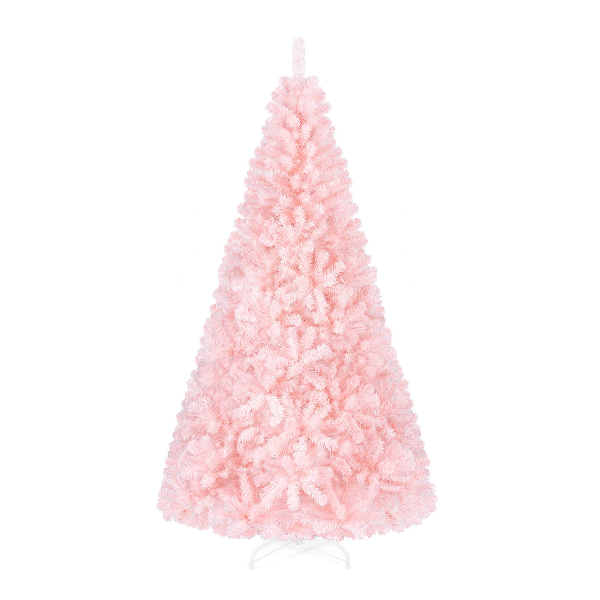 Arbre de Noël artificiel rose et feuillu
