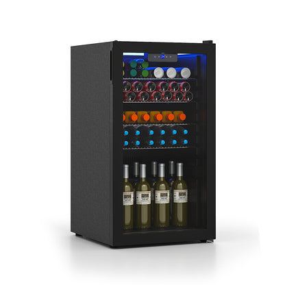 Réfrigérateur à boissons avec porte vitrée 85 L