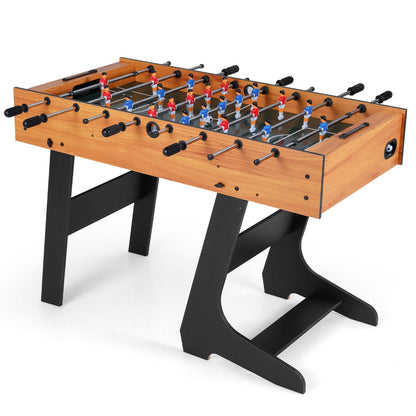 Table de baby-foot pliante avec 22 joueurs