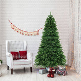 Arbre de Noël artificiel lumineux à charnière avec lumières LED
