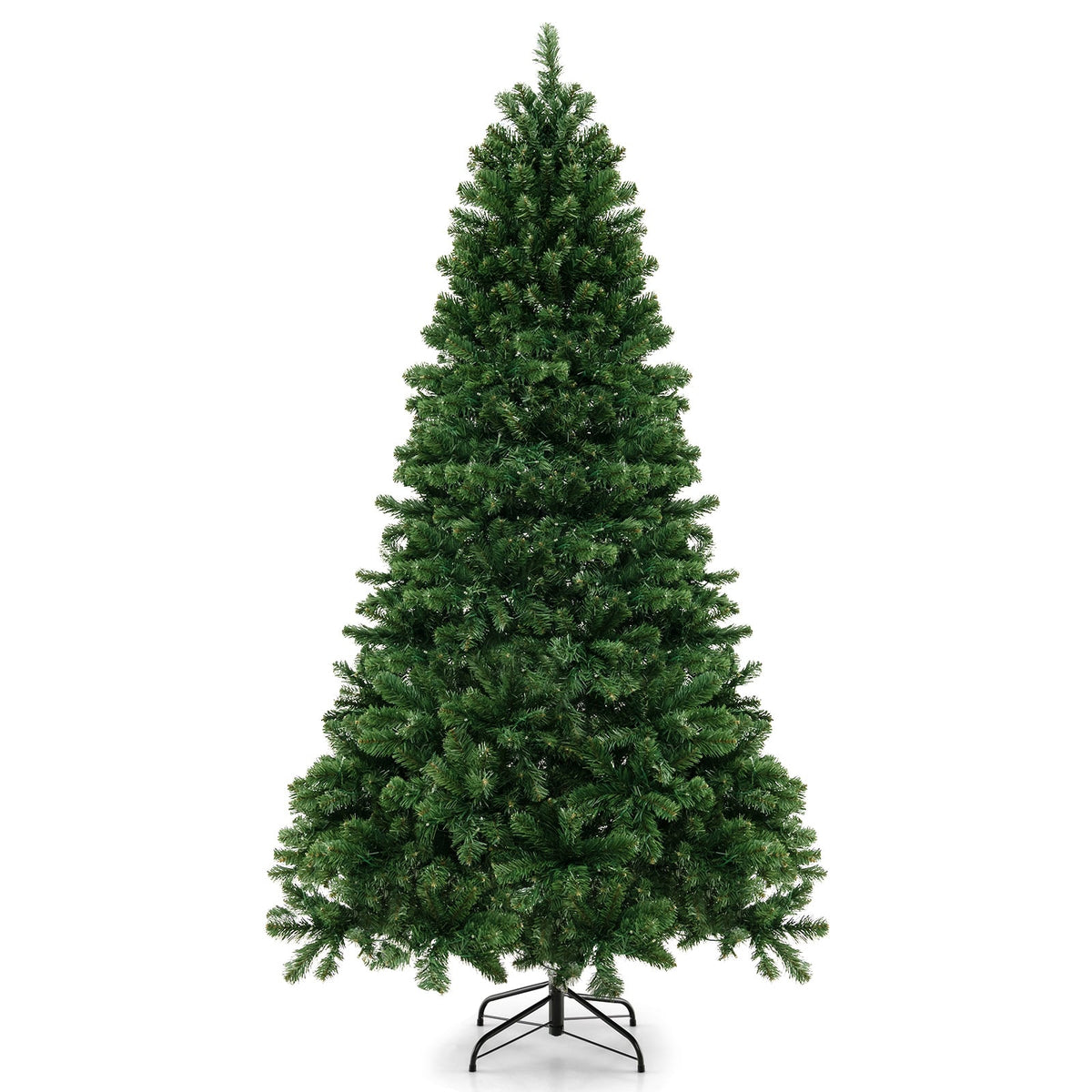Arbre de Noël artificiel lumineux à charnière avec lumières LED