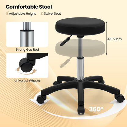 Table de massage 183 cm avec tabouret hydraulique et rangement