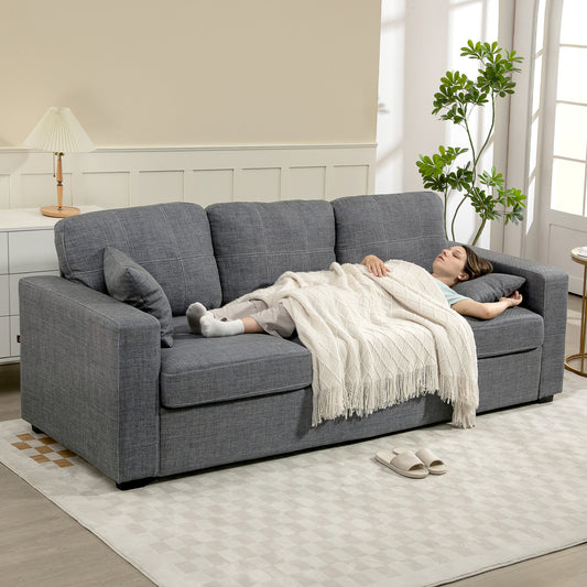 Canapé 3 places moderne en tissu durable