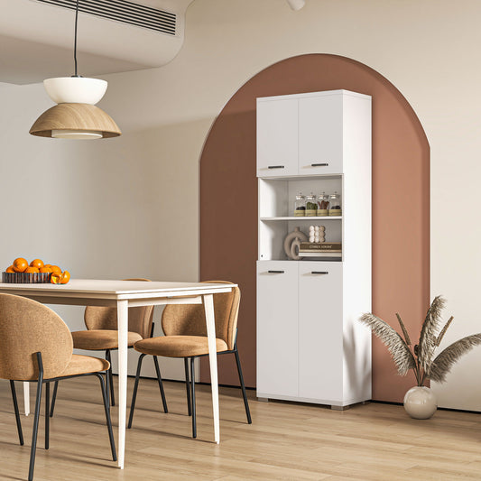 Armoire de salle de bain autoportante à étagères ouvertes