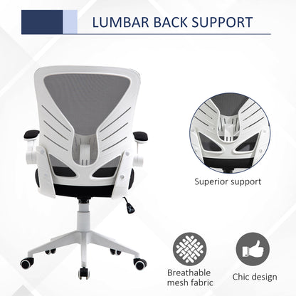 Chaise de bureau ergonomique pivotante en maille