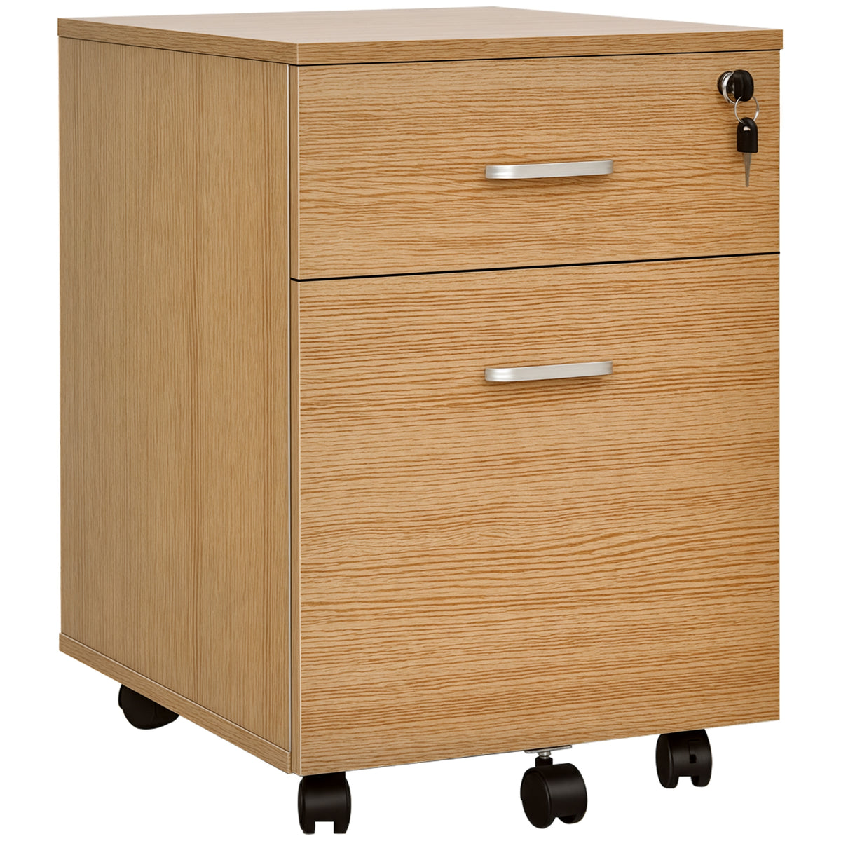 Caisson de bureau mobile verrouillable