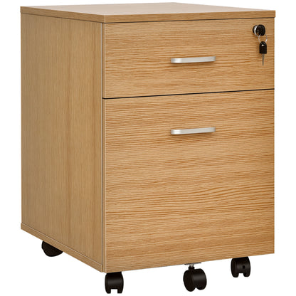 Caisson de bureau mobile verrouillable