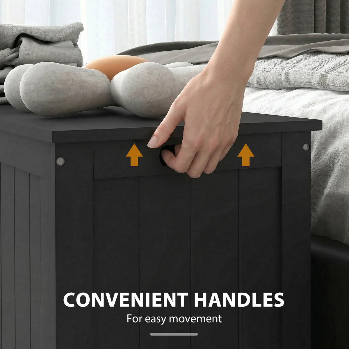 Banc de rangement moderne d'entrée