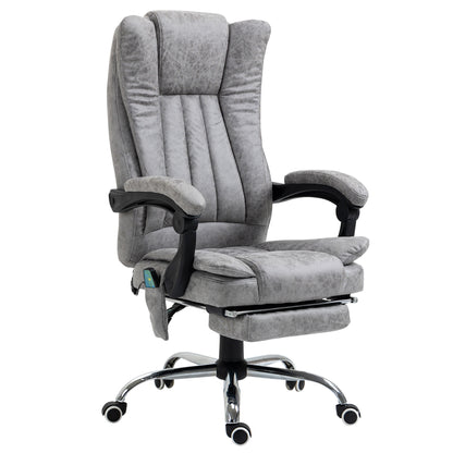 Fauteuil bureau massage vibrant repose-pieds rétractable
