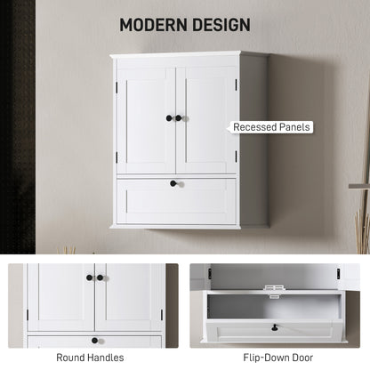 Armoire murale salle de bain à tablette ajustable