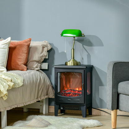 Foyer électrique sur pied effet flamme réaliste 750W/1500W