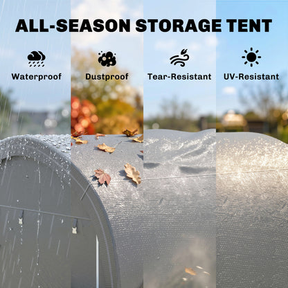 Abri de rangement portable extérieur 3 m x 3 m