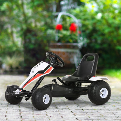 Kart à pédales pour enfants style course