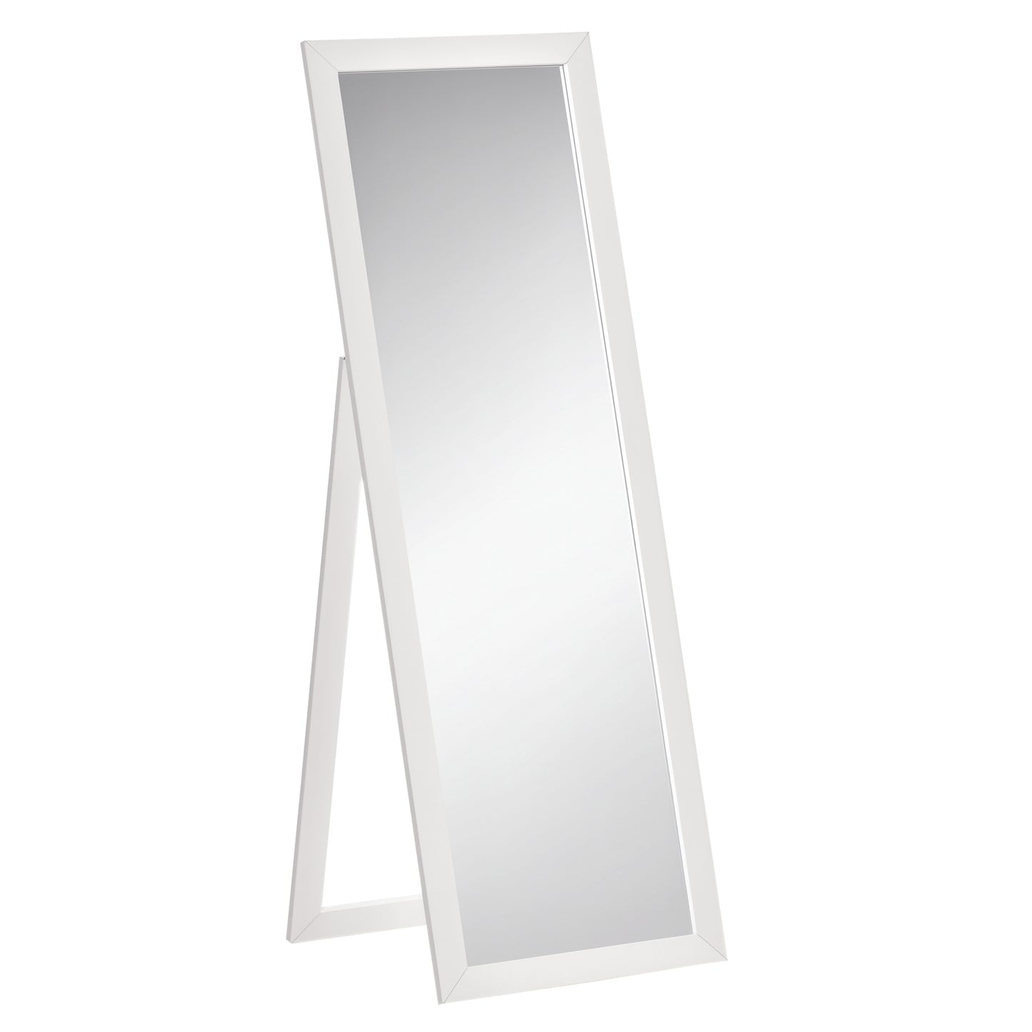 Miroir pleine longueur rectangulaire 147 x 51 cm avec cadre