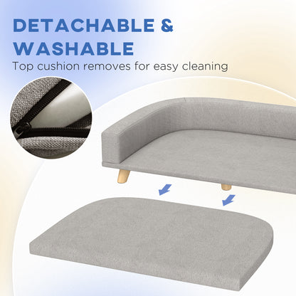 Canapé pour chien grande taille housse lavable