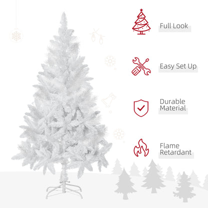 Sapin de Noël artificiel réaliste 152 cm, ouverture automatique