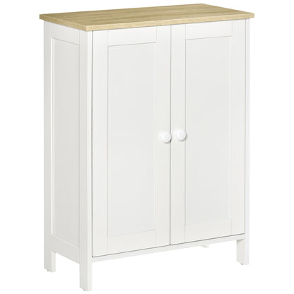 Armoire de rangement avec portes et tablettes réglables