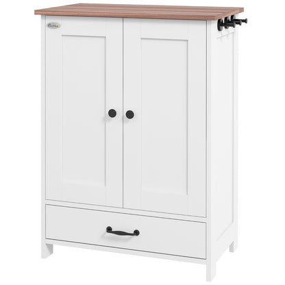 Station d'alimentation chien avec rangement ajustable
