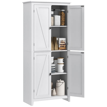 Armoire-garde-manger haute style grange 4 portes