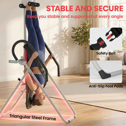 Table d'inversion pliable robuste avec verrou de cheville