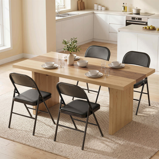 Ensemble de 4 chaises pliantes en métal