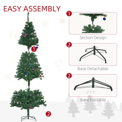 Sapin de Noël artificiel 210 cm avec ornements