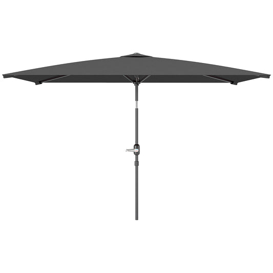 Parasol rectangulaire inclinable avec manivelle 200x290cm
