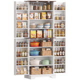Armoire de cuisine haute de rangement style fermette