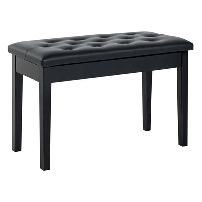 Banc de piano rembourré avec rangement