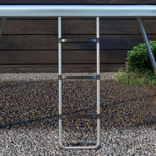 Échelle de trampoline ajustable 2/3 marches — acier galvanisé
