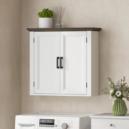 Armoire murale salle de bain style farmhouse 2 portes