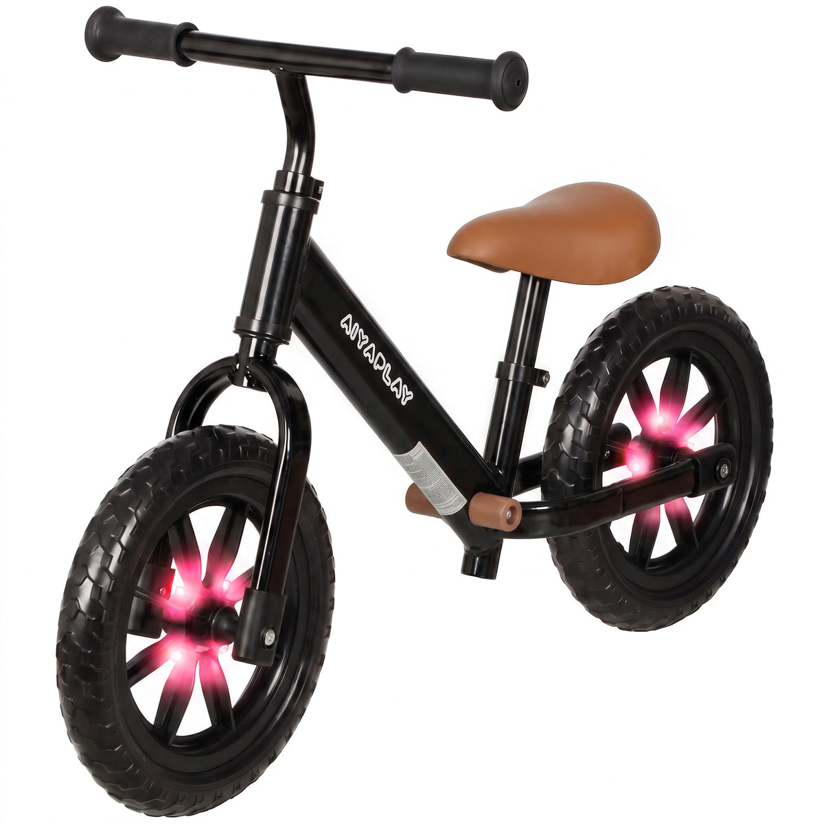 Vélo d'équilibre pour tout-petits avec roues lumineuses