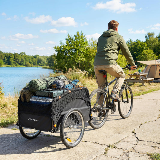 Remorque cargo vélo 170 L roues 20 po
