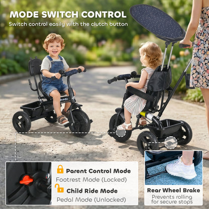 Tricycle évolutif 6-en-1 pour tout-petits