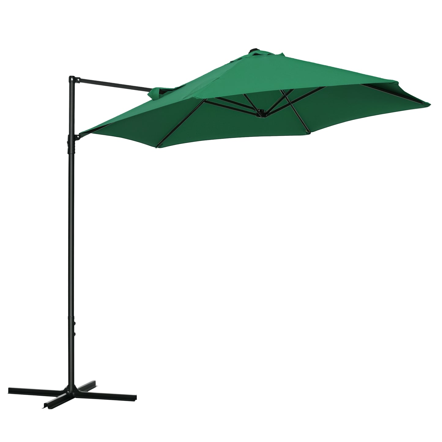 Parasol déporté cantilever 8,5 pieds avec base