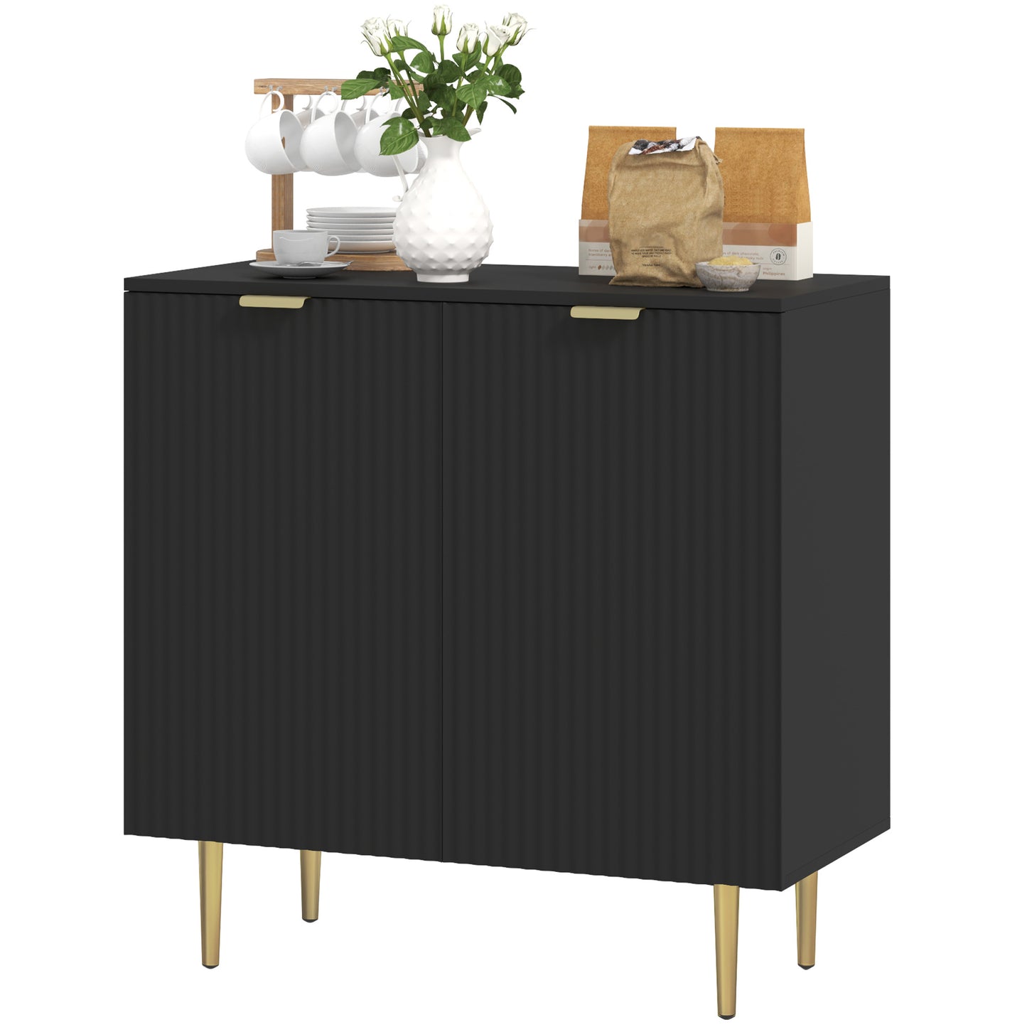 Armoire de rangement cuisine tablettes ajustables pieds métal