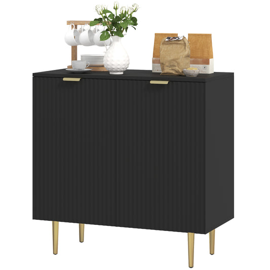 Armoire de Rangement Cuisine Moderne Aosom avec Étagères Ajustables