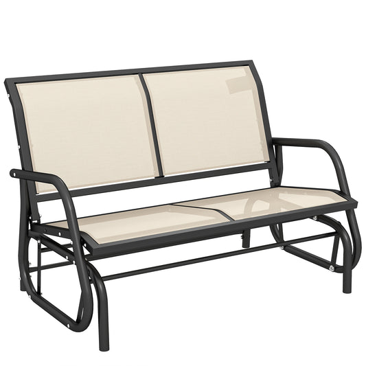 Banc Balançoire Aosom pour 2 Personnes - Chaise à Bascule Patio Extérieur