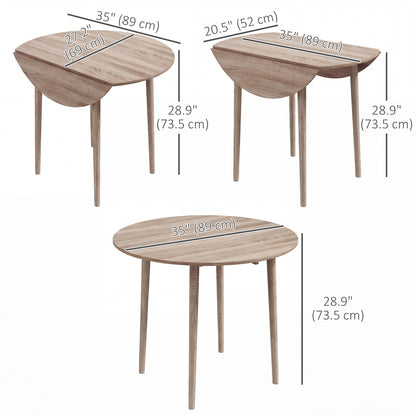 Table à manger pliante ronde