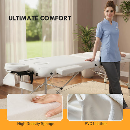 Table de massage professionnelle pliable en aluminium