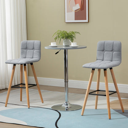 Tabourets de bar rembourrés set de 2, 96 cm