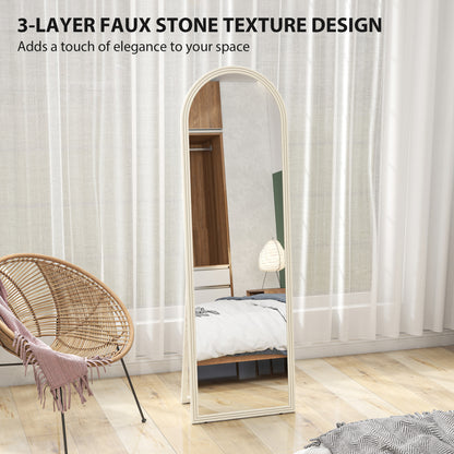Miroir pleine longueur arqué sur pied 163 cm