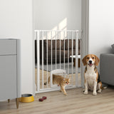 Barrière chien ajustable avec chatière — Métal