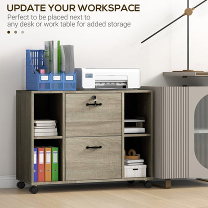 Caisson de bureau mobile et verrouillable